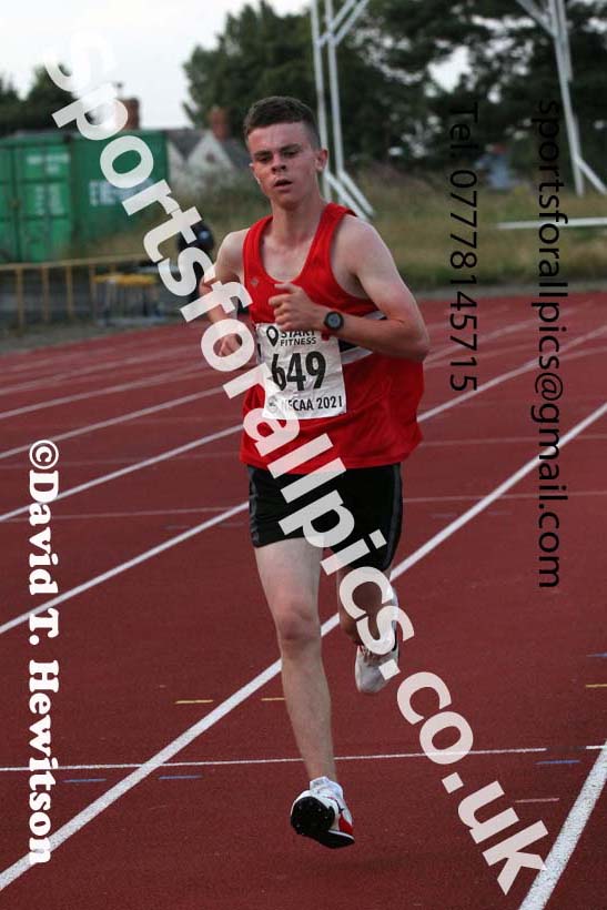 3000 metres, 2021 North East Grand Prix 6, Monkton, Wednesday, August 4th. Photo: David T. Hewitson/Sports for All Pics